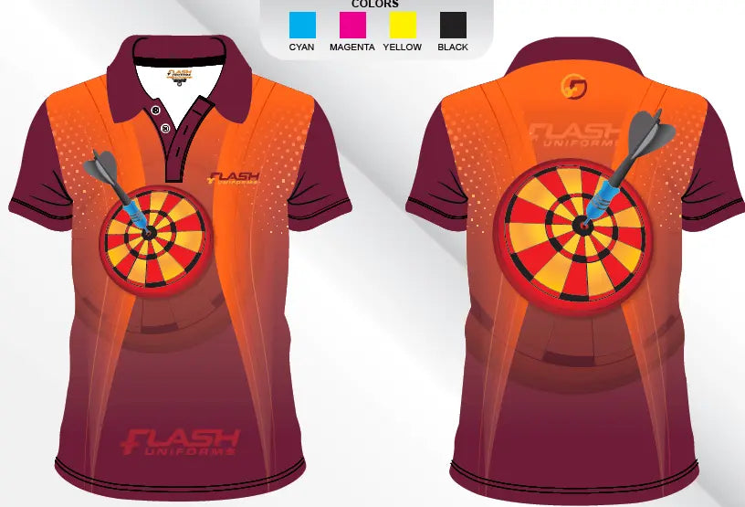 Custom Sublimated Darts Polo Shirt SP40 Sublimation
